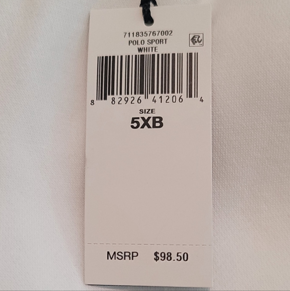 NWT Men's Polo Sport Ralph Lauren White Shorts - Picture 3 of 5